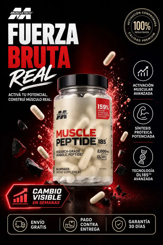 MuscleTech® Activador de fuerza Bruta y Síntesis Muscular Máxima 84 Caps.