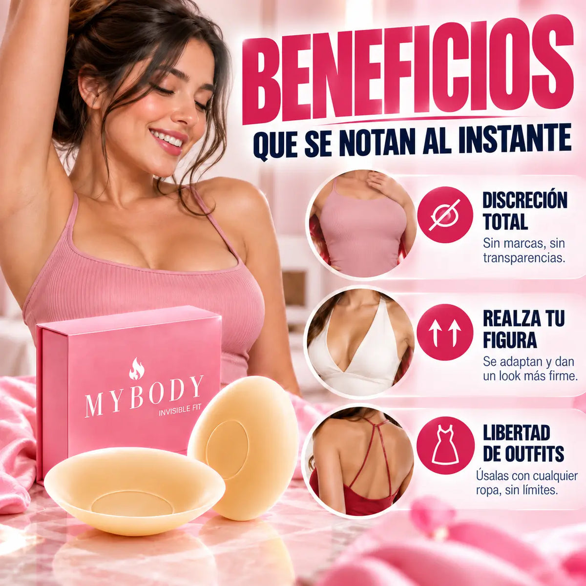 Pezoneras Círculos con Adhesivo